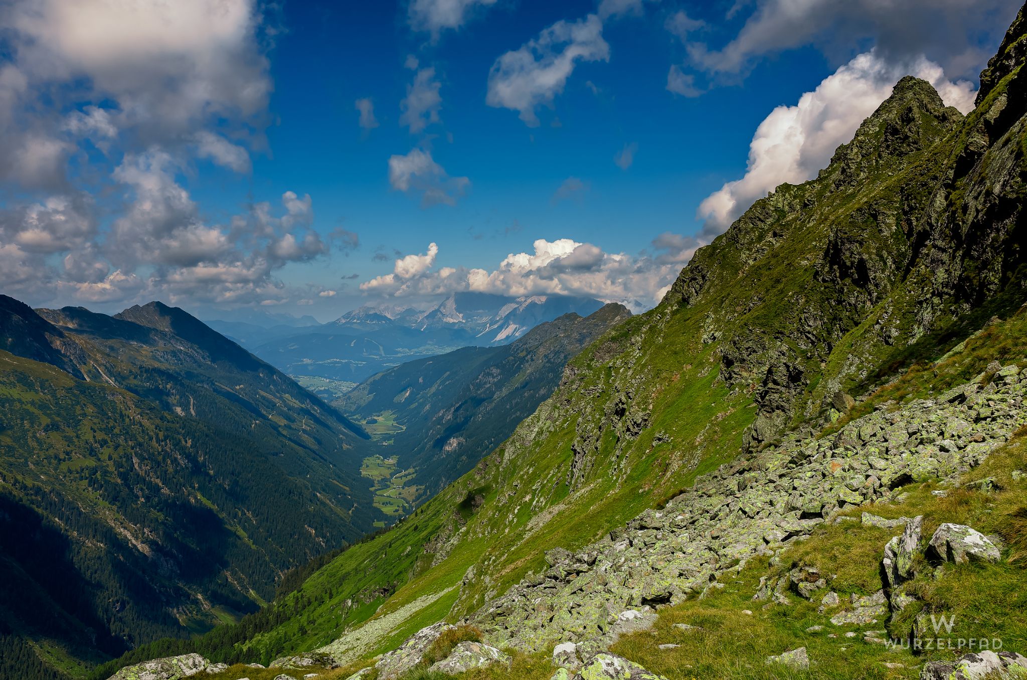 Blick talauswärts Richtung Schladming